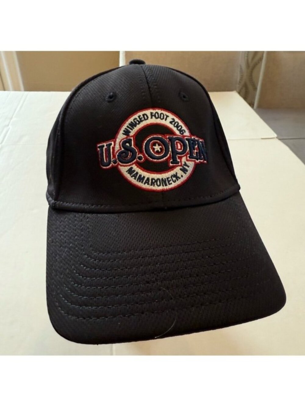 US Open Winged Foot 2006 Hat Golf New York Size Medium Black Tournament